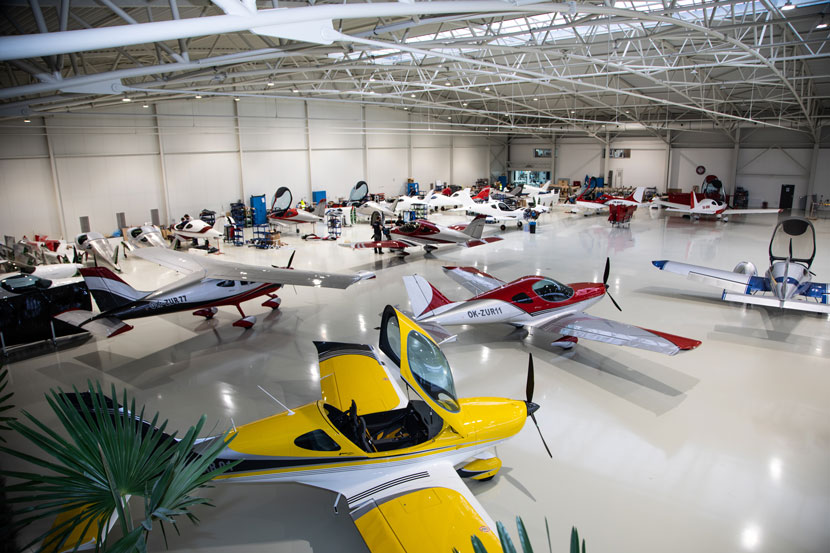 New hangar with its own apron