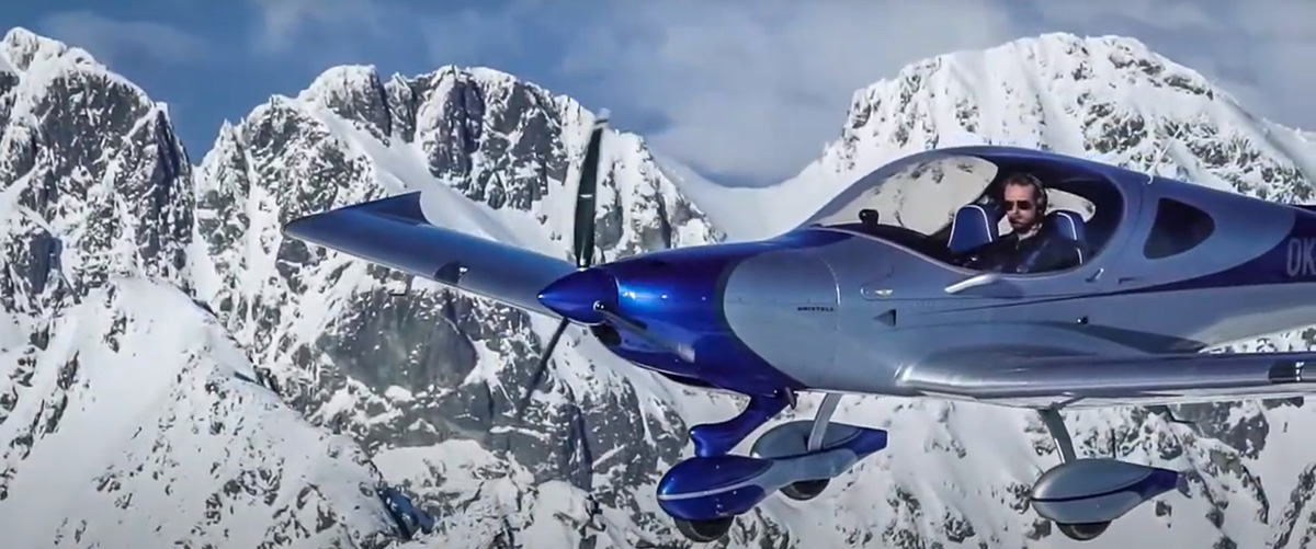 BRISTELL flying in Tatra Mountains