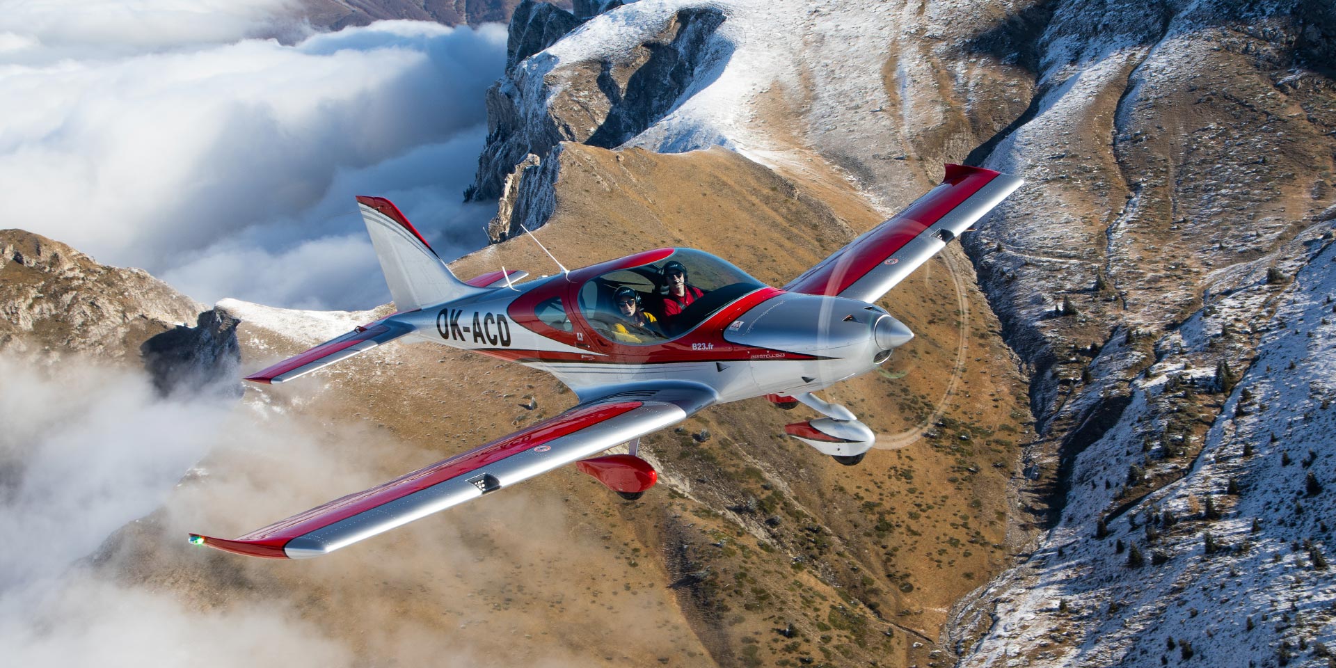 Flying with BRISTELL B23 in the mountains