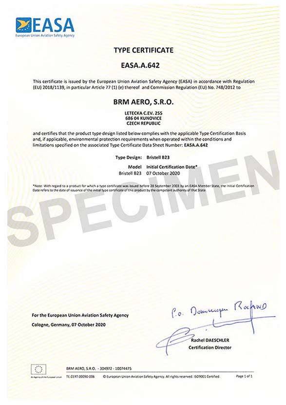 EASA-Type-certificate-EASA-A-642-830