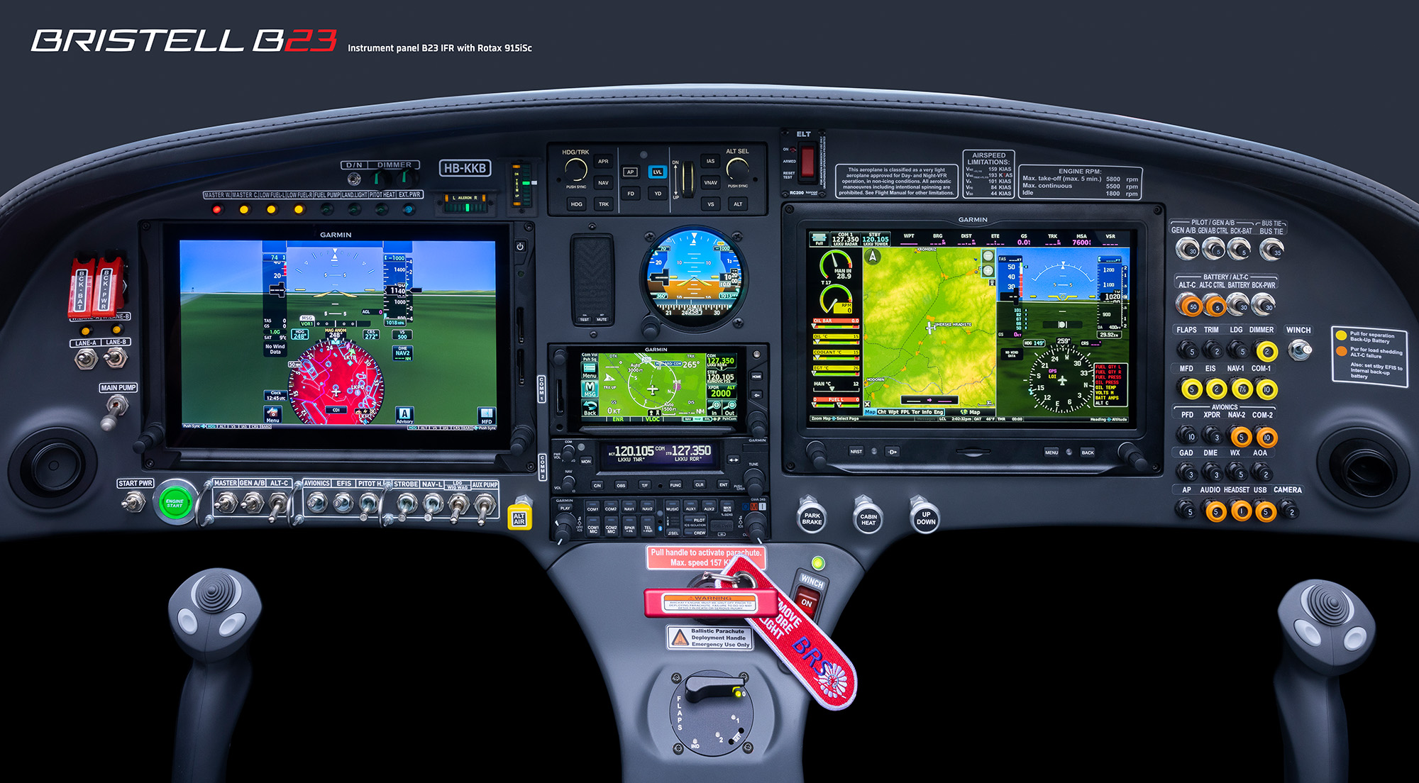 BRISTELL B23 IFR with ROTAX 915iSc Instrument Panel