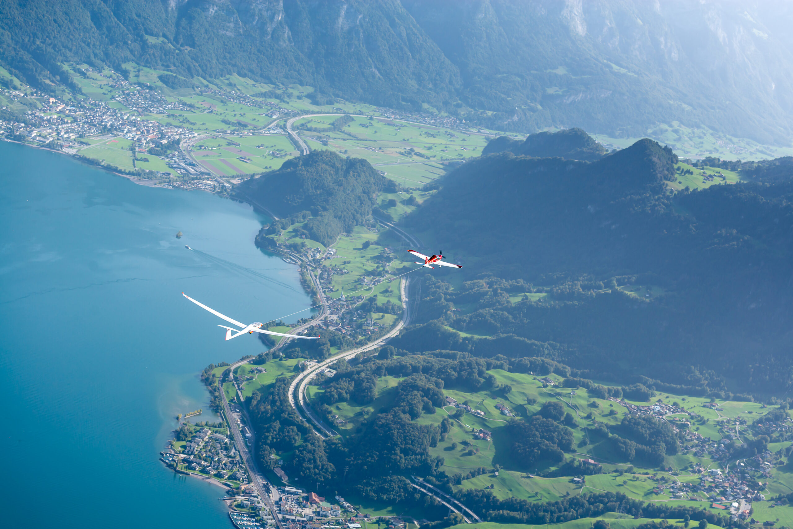 Glider Towing with Bristell Aircraft